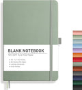 RETTACY Blank Journal Notebook, 192 Pages, A5 Medium Size | Leather Hardcover by RETTACY