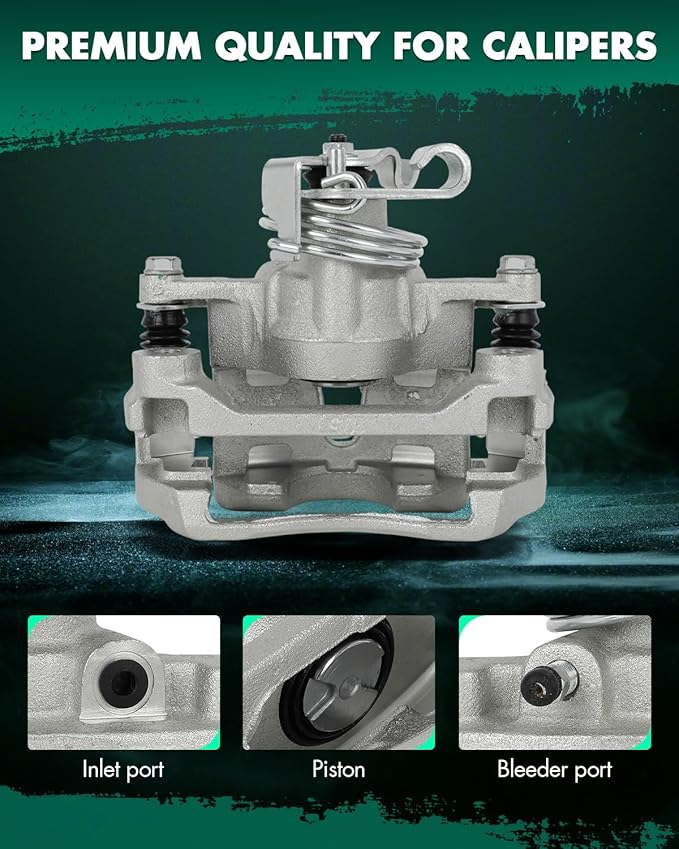 SCITOO 18B4944 18B4945 Disc Brake Calipers Assembly with Bracket Fit For Buick Terraza 2005-2007,For Chevrolet Uplander 2005-2009,For Pontiac Montana 2005-2009,For Saturn Relay 2005-2007