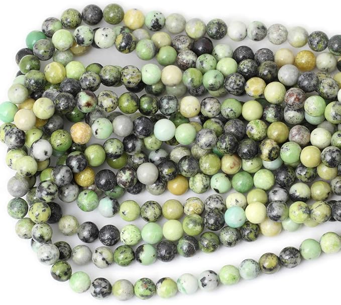 45PCS 8mm Natural Australian Jade Stone Beads Round Loose Beads - Image 3