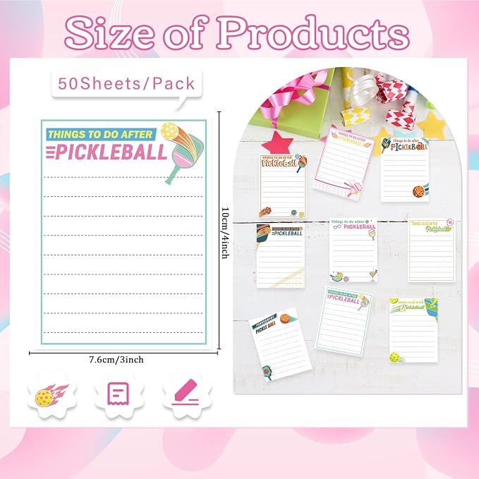 Pickleball Sticky Notes Gifts - Image 2
