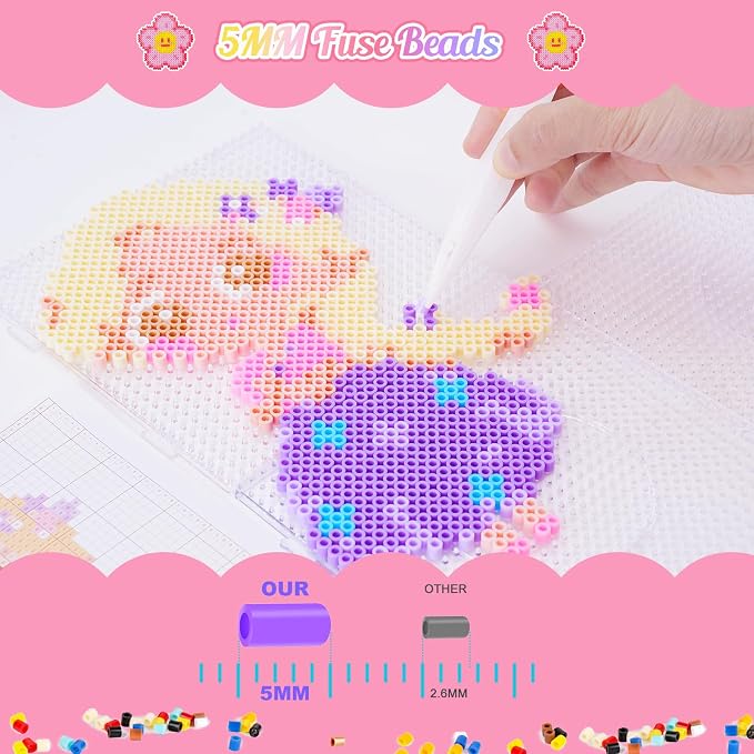 Meland Princess Fuse Beads Craft Kit - Image 2