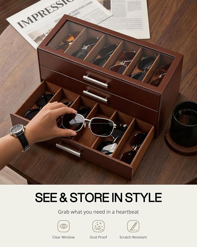 ProCase Sunglasses Organizer Box - Image 4