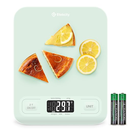 Etekcity Food Kitchen Scale, Digital Grams and Ounces, Medium | Tare function by Etekcity