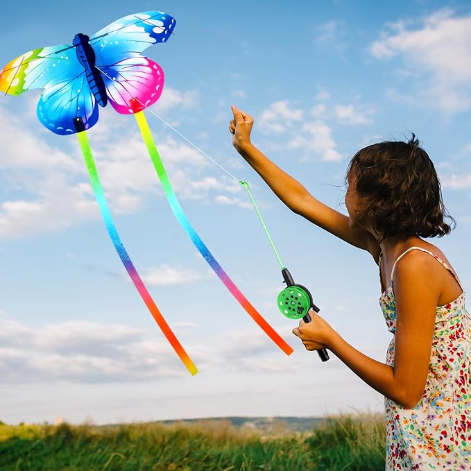 Simgoing 6 Pcs Mini Fishing Rod Kite - Image 5