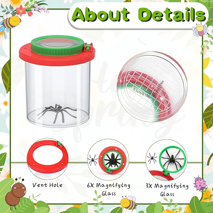 Coopay 24 Pcs Insect Bug Viewer - Image 3