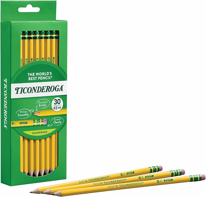Ticonderoga Wood-Cased Pencils, Pre-Sharpened, #2 HB Soft - Image 6