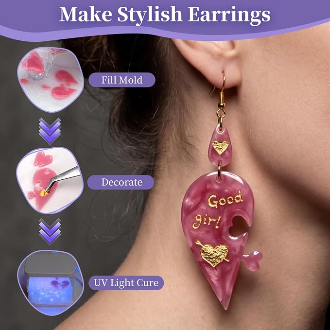 ZEROMX UV Resin Jewelry Making Kit - Image 3