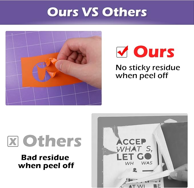 HTVRONT Strong Grip Cutting Mat, 2 Pack Cutting Mat 12x12 Compatible - Image 7