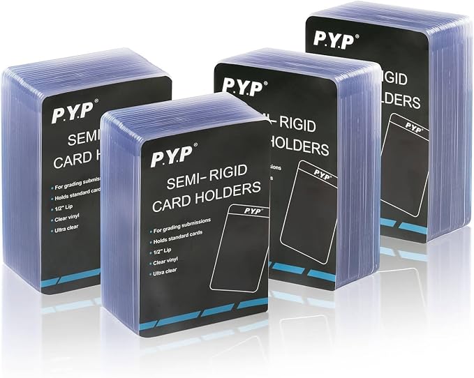 200ct Semi Rigid Card Holders by PYPProtectYouPlay