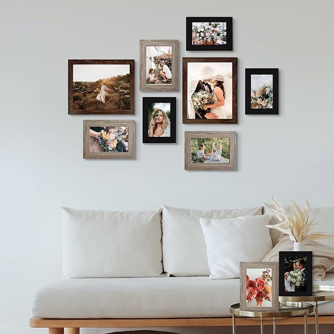 LUCKYLIFE Gallery Wall Frame Set, Picture Frames Collage 10-Pack - Image 4