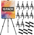 AROIC10 Pack Painting Display Easel Stand Portable Adjustable Metal Tripod by AROIC