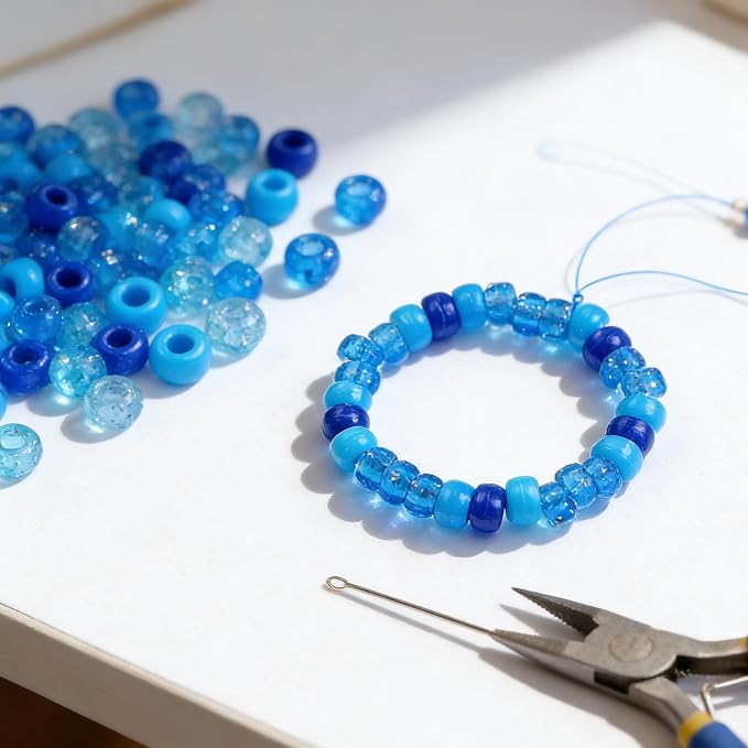 NikkiGuo 1000pcs Pony Beads, Kandi Beads - Image 7