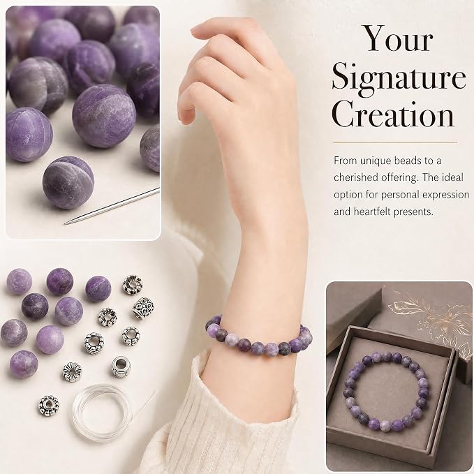 4mm Matte Amethyst Bead, 15-Inch Matte Round Loose Stone Beads - Image 4