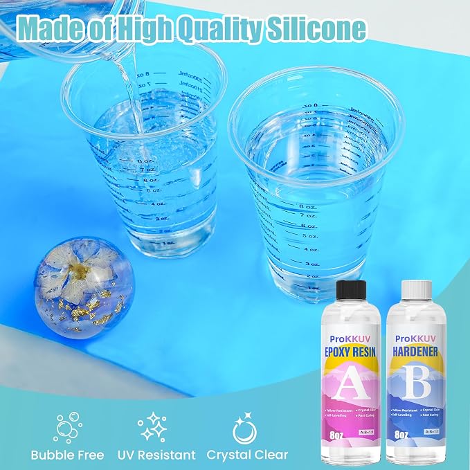 Resin Art Kit for Beginners, 16oz Epoxy Resin - Image 4