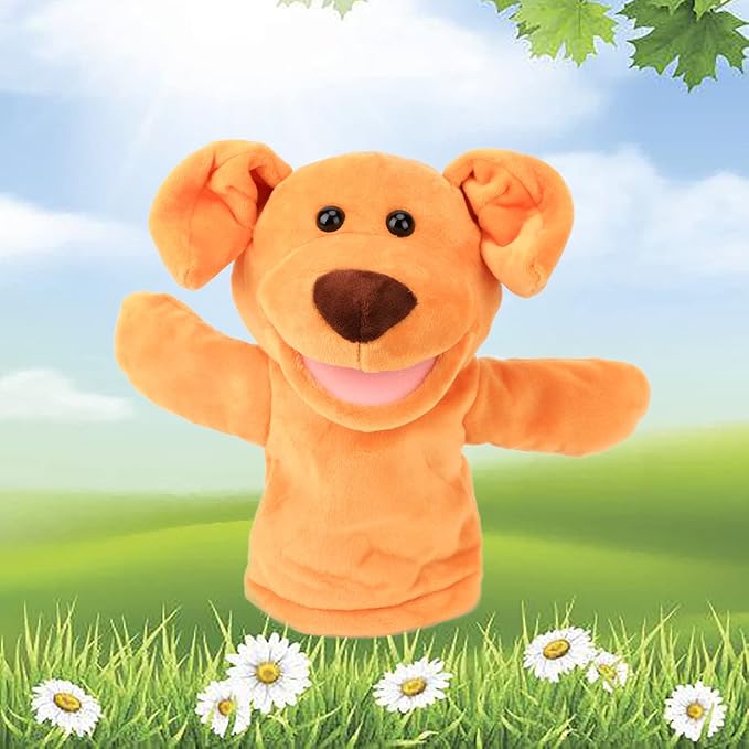 Easfan Puppy Hand Puppet Soft Animal Plush Toy by Easfan