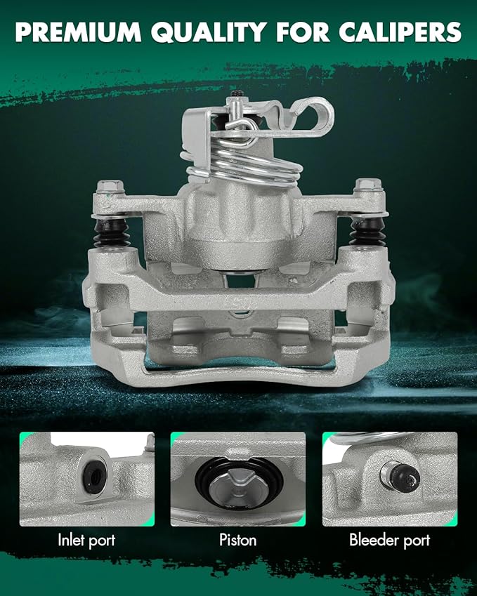 SCITOO Rear Right Brake Caliper With Bracket 18B4945 Compatible For Buick Terraza 2005-2007, For Chevrolet Uplander 2005-2009, For Pontiac Montana 2005-2009, For Saturn Relay 2005-2007