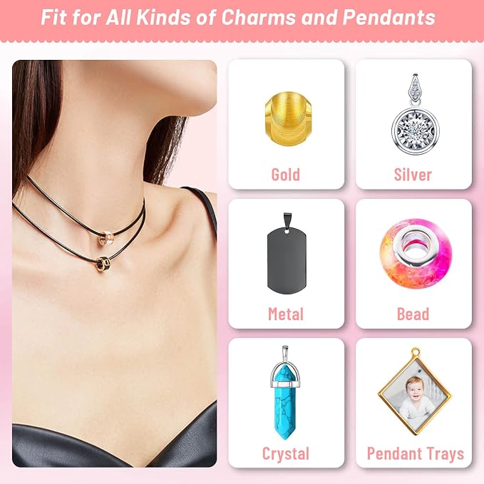 Necklace Cord, Paxcoo 50Pcs Necklace String Rope - Image 7