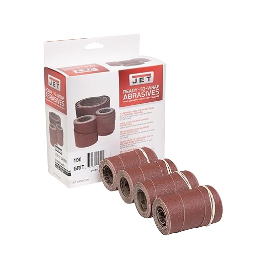 JET 16" Ready-to-Wrap Sandpaper, 100 Grit (60-6100)