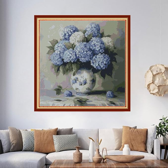 MYBISYMQQ Hydrangea Cross Stitch Kits - Image 3