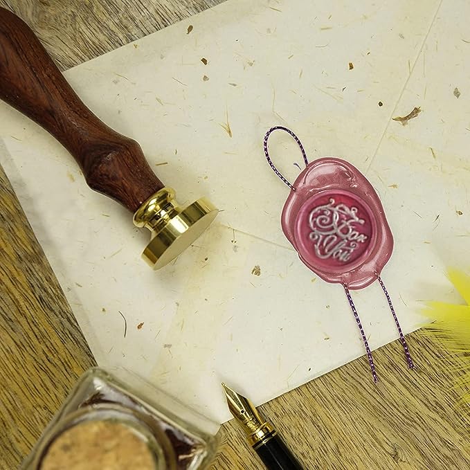 YIPLED Sealing Wax Kit, 2 Pens, Stamp Spoon and Candles - Image 6