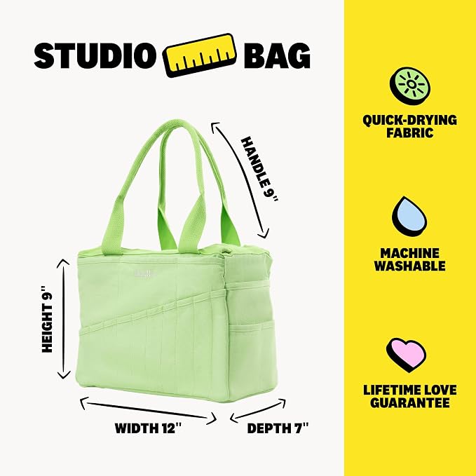 Soolla Studio Bag: Art Supply Storage Organizer & Pottery Tool Bag, Washable - Image 8