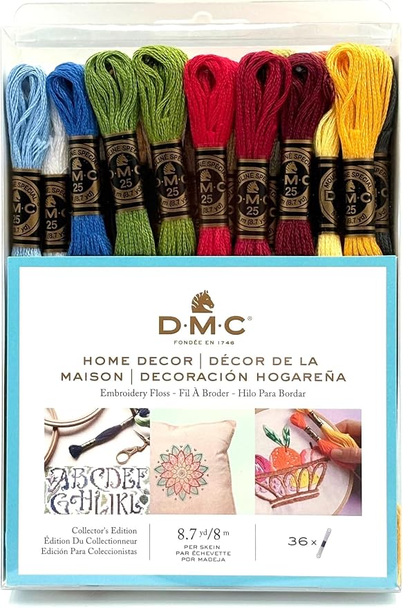 DMC 117F25HDC Embroidery Floss Pack 8.7yd, Home Decor 36/Pkg by DMC