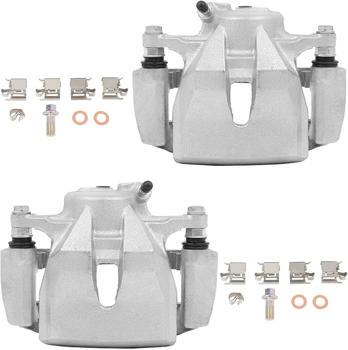 cciyu Front Left & Right Brake Calipers Assembly w/Bracket 19B3194 19B3195 For Pontiac For Vibe,For Scion For iM/For tC,For Toyota For Corolla iM/For Matrix/For Mirai/For RAV4