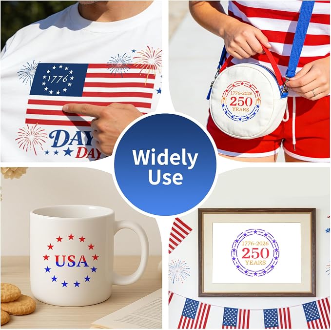 12 PCS Independence Day Stencils - Image 4