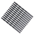 Drill Bit, 4.7mm Cutting Diameter, 4241 HSS Nitriding Black 118° Cutting Angle Versatile Jobber Bits - (Applications: for Drilling Plastic Wood Soft Metal), 12-Pieces