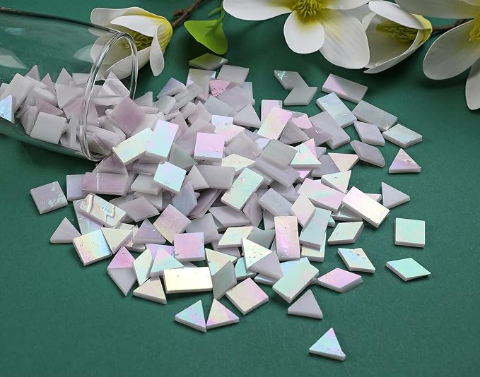 Lanyani Iridescent Stained Glass Mosaic Tiles - Image 4
