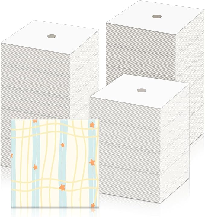 500 PCS 1.5" Square Paper Piecing Templates, Quilting Templates Accessories by Neworkg