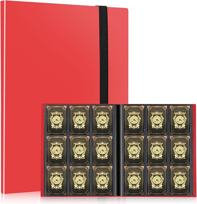 Card Binder, EDUDIIU 9 Pockets Premium Trading Card Binders, Cards Collection by Unknown