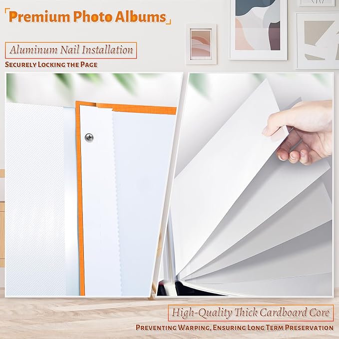 Artfeel Photo Album Self Adhesive Scrapbook, 120 Pages Large Photo Book - Image 4