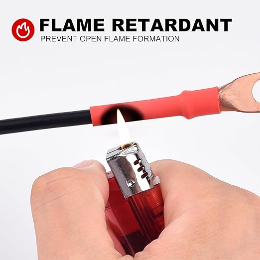 1/2" 65ft 3:1 Heat Shrink Tubing with Adhesive Lining - Marine Grade, Ideal for Home, Automotive, and Industrial Use - Red