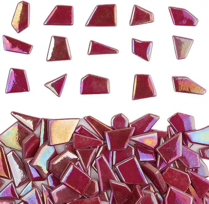 Youway Style Iridescent Glass Mosaic Tiles by YouwayStyle