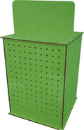 TORCHED DISPLAYS Rotating Pegboard Display… (Green)