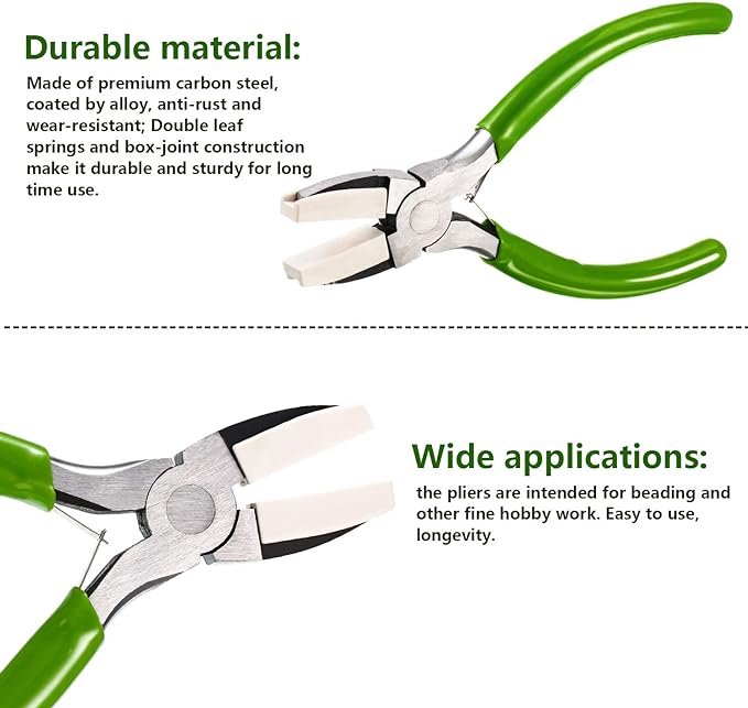 2 Pieces Jewelry Making Tool Bail Making Pliers 6 in 1 Jewelry Pliers Wire - Image 4