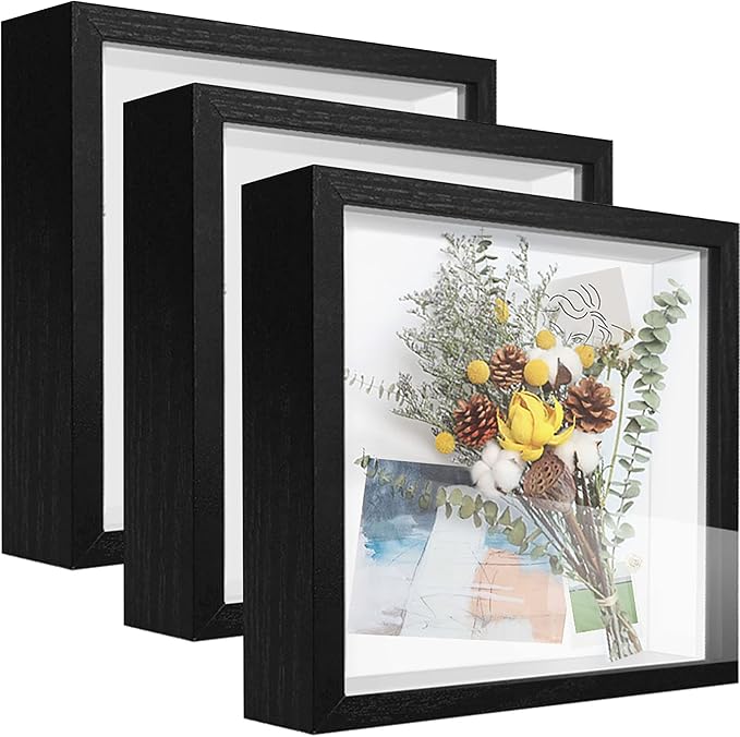 8x8 Shadow Box Frame Display Case by TOUYINGER