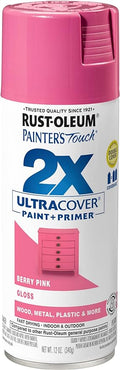Rust-Oleum Painter's Touch 2X Ultra Cover Spray Paint, Gloss Berry Pink | by Rust-Oleum
