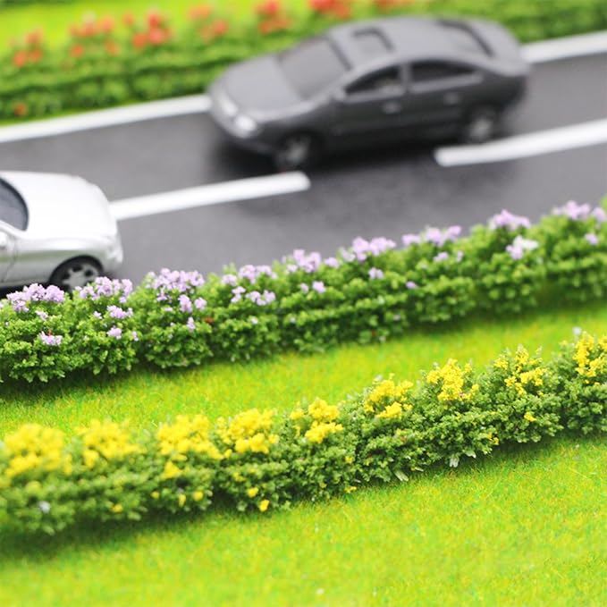 Woohome 6 PCS Static Grass Model Flower Cluster Model Grass Tufts Set - Image 2