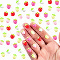 100 Pieces Colorful Tiny Strawberry by HOMICO