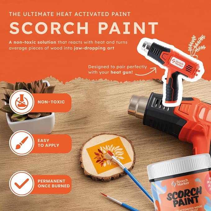 Scorch Marker SCORCH PAINT – Wood Burning Paint - Image 5