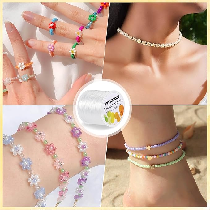 Paxcoo 1.4 mm Elastic Bracelet String Cord - Image 7