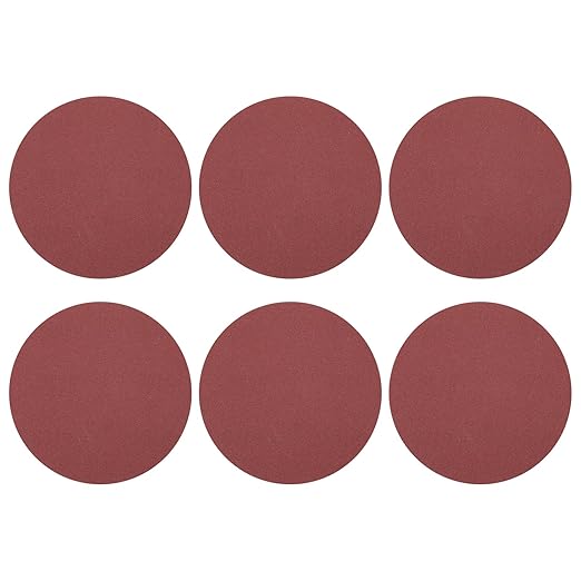 HARFINGTON 15 Pcs 8 Inch Sanding Disc 180 Grit Hook and Loop Sandpaper Random Orbital Sander Pads for Woodworking Automotive Metal Polishing