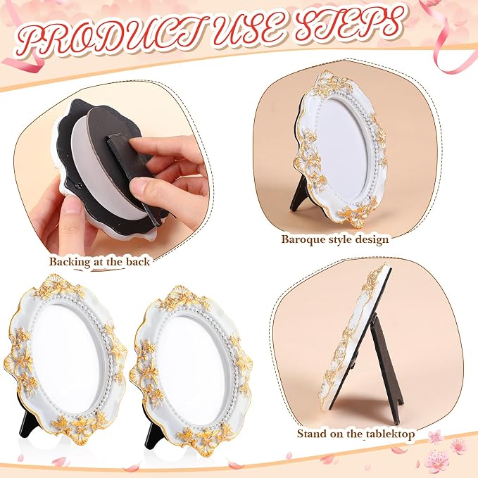Maitys 5 Pcs Mini Picture Vintage Frames - Image 6