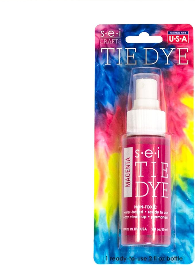S·E·I S.E.I Desert Magenta Tie Dye Spray Bottle, 2- Ounces, Fabric Spray Dye - Image 4