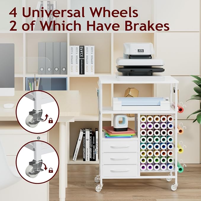 Homsorout Movable Heat Press Table - Image 7