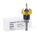 Amana Tool 82 Degree Countersink with Drill Bit Depth Stop and No-Thrust Ball Bearing, 55240, 1/2 D x 11/64 Drill D x 1/4 Inch Quick Release Hex Shank