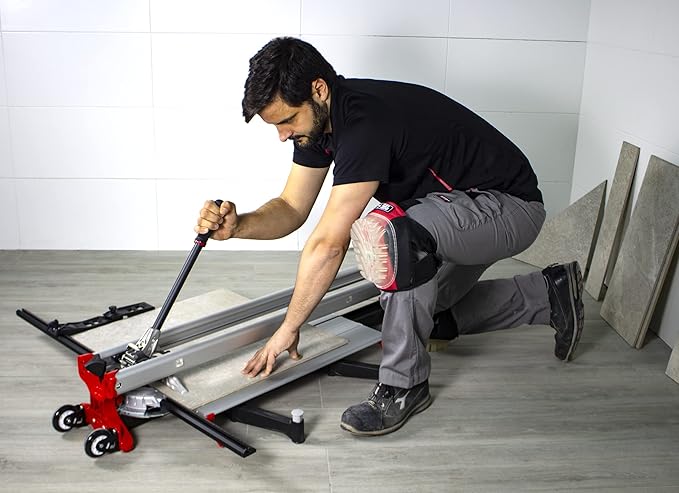 RUBI | Manual Tile Cutter TZ -1020 | Professional Ceramic Tile Cutter Ideal For Intensive Cutting up to 40 3/16" | Robust Chassis Guides and Breaking System
