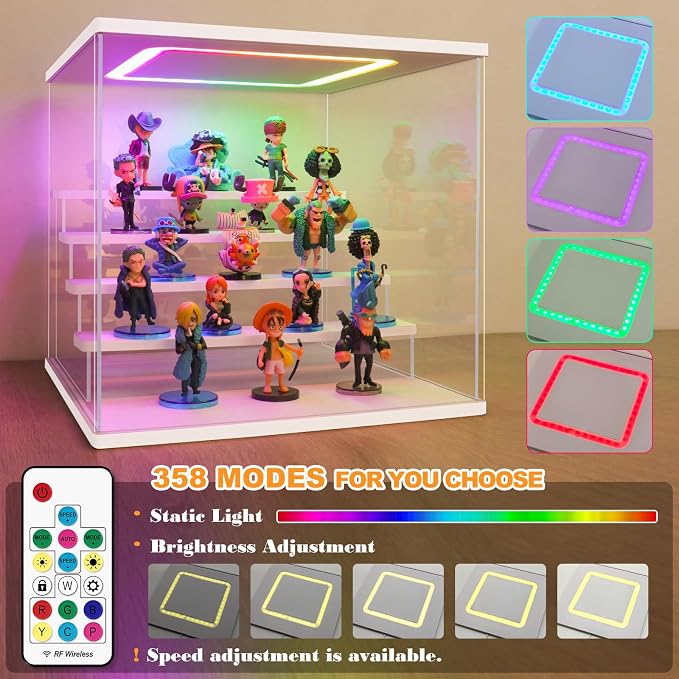 NONEMEY LED Acrylic Display Case, 6 Tier Display Case - Image 3